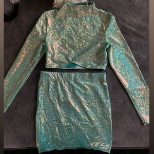 Two piece Shirt/ skirt Combo